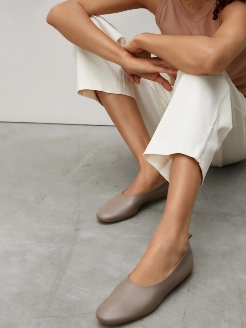 Everlane The Day Glove Mocha Ballet Flats Size 7.5